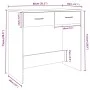 Schreibtisch aus eichenbraunem Sperrholz, 80x40x75 cm von vidaXL, Schreibtische - Ref: Foro24-815476, Preis: 57,21 €, Rabatt: %
