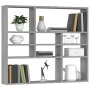 Sonoma graues Wandregal aus Holzwerkstoff, 90 x 16 x 78 cm von vidaXL, Regale und Regale - Ref: Foro24-815559, Preis: 46,62 €...