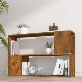 Regal aus geräuchertem Eichensperrholz, 100 x 24 x 63 cm von vidaXL, Bücherregale und Regale - Ref: Foro24-816038, Preis: 36,...