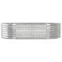 Jardinera arriate acero galvanizado plata 152x80x36 cm