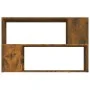 Regal aus geräuchertem Eichensperrholz, 100 x 24 x 63 cm von vidaXL, Bücherregale und Regale - Ref: Foro24-816038, Preis: 36,...