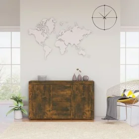 Sideboard aus geräuchertem Eichensperrholz, 120 x 36 x 69 cm von vidaXL, Sideboards - Ref: Foro24-815492, Preis: 119,71 €, Ra...