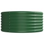 Jardinera arriate acero galvanizado verde 224x80x36 cm