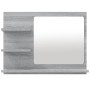 Badezimmerspiegel aus grauem Sonoma-Sperrholz, 60 x 10,5 x 45 cm von vidaXL, Badezimmerwaschtische - Ref: Foro24-815661, Prei...