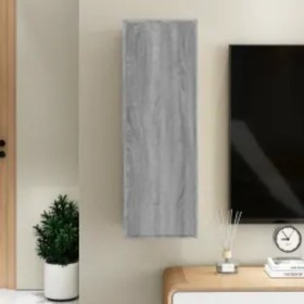 Sonoma grauer TV-Schrank aus Holzwerkstoff, 30,5 x 30 x 90 cm von vidaXL, TV-Möbel - Ref: Foro24-815749, Preis: 38,91 €, Raba...