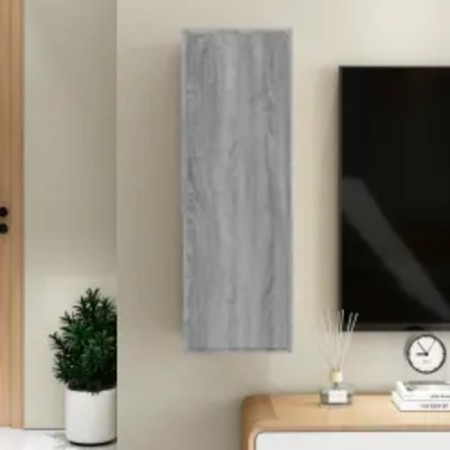 Sonoma grauer TV-Schrank aus Holzwerkstoff, 30,5 x 30 x 90 cm von vidaXL, TV-Möbel - Ref: Foro24-815749, Preis: 38,91 €, Raba...