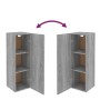 Sonoma grauer TV-Schrank aus Holzwerkstoff, 30,5 x 30 x 90 cm von vidaXL, TV-Möbel - Ref: Foro24-815749, Preis: 38,91 €, Raba...