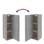 Sonoma grauer TV-Schrank aus Holzwerkstoff, 30,5 x 30 x 90 cm von vidaXL, TV-Möbel - Ref: Foro24-815749, Preis: 38,43 €, Raba...