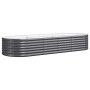 Jardinera arriate acero galvanizado antracita 224x80x36 cm