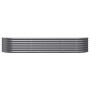 Jardinera arriate acero galvanizado antracita 224x80x36 cm