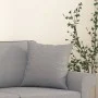 Decorative cushions 2 pcs light gray fabric 40x40 cm by vidaXL, Cushions - Ref: Foro24-349471, Price: 20,12 €, Discount: %
