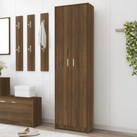 Dielenschrank Eiche braun Sperrholz 55x25x189cm von vidaXL, Kleiderschränke - Ref: Foro24-815518, Preis: 121,93 €, Rabatt: %