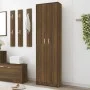 Dielenschrank Eiche braun Sperrholz 55x25x189cm von vidaXL, Kleiderschränke - Ref: Foro24-815518, Preis: 117,99 €, Rabatt: %
