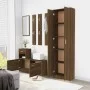 Dielenschrank Eiche braun Sperrholz 55x25x189cm von vidaXL, Kleiderschränke - Ref: Foro24-815518, Preis: 117,99 €, Rabatt: %