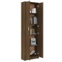 Dielenschrank Eiche braun Sperrholz 55x25x189cm von vidaXL, Kleiderschränke - Ref: Foro24-815518, Preis: 121,93 €, Rabatt: %