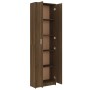 Dielenschrank Eiche braun Sperrholz 55x25x189cm von vidaXL, Kleiderschränke - Ref: Foro24-815518, Preis: 121,93 €, Rabatt: %