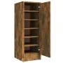 Mueble zapatero madera contrachapada roble ahumado 32x35x92 cm de vidaXL, Zapateros y organizadores de calzado - Ref: Foro24-...