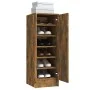 Mueble zapatero madera contrachapada roble ahumado 32x35x92 cm de vidaXL, Zapateros y organizadores de calzado - Ref: Foro24-...