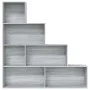 Estantería color gris Sonoma 155x24x160 cm de vidaXL, Librerías y estanterías - Ref: Foro24-815361, Precio: 72,78 €, Descuent...