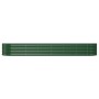 Jardinera arriate acero galvanizado verde 296x80x36 cm