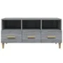 Sonoma gray plywood TV cabinet 102x36x50 cm by vidaXL, TV Furniture - Ref: Foro24-817496, Price: 78,12 €, Discount: %