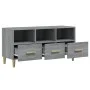 Sonoma gray plywood TV cabinet 102x36x50 cm by vidaXL, TV Furniture - Ref: Foro24-817496, Price: 78,12 €, Discount: %
