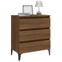 Aparador de madera contrachapada roble marrón 60x35x69 cm de vidaXL, Aparadores - Ref: Foro24-815809, Precio: 82,27 €