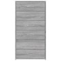 Aparador con 6 cajones contrachapado gris Sonoma 50x34x96 cm de vidaXL, Aparadores - Ref: Foro24-815364, Precio: 99,61 €, Des...