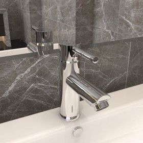 Grifo para lavabo de baño acabado cromado 130x176 mm