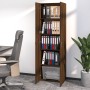 Plywood brown oak office cabinet 60x32x190 cm by vidaXL, Filing cabinets - Ref: Foro24-815281, Price: 110,73 €, Discount: %