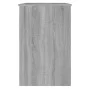 Sonoma grauer Sperrholzschreibtisch 100x50x76 cm von vidaXL, Schreibtische - Ref: Foro24-815487, Preis: 77,09 €, Rabatt: %