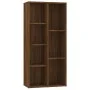 Braunes Eichenregal 50x25x106 cm von vidaXL, Bücherregale und Regale - Ref: Foro24-815446, Preis: 68,16 €, Rabatt: %