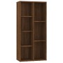 Brown oak shelf 50x25x106 cm by vidaXL, Bookcases and shelves - Ref: Foro24-815446, Price: 69,19 €, Discount: %