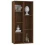 Braunes Eichenregal 50x25x106 cm von vidaXL, Bücherregale und Regale - Ref: Foro24-815446, Preis: 68,16 €, Rabatt: %