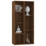 Brown oak shelf 50x25x106 cm by vidaXL, Bookcases and shelves - Ref: Foro24-815446, Price: 69,19 €, Discount: %