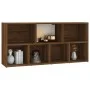 Braunes Eichenregal 50x25x106 cm von vidaXL, Bücherregale und Regale - Ref: Foro24-815446, Preis: 68,16 €, Rabatt: %