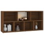 Brown oak shelf 50x25x106 cm by vidaXL, Bookcases and shelves - Ref: Foro24-815446, Price: 69,19 €, Discount: %