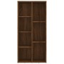 Brown oak shelf 50x25x106 cm by vidaXL, Bookcases and shelves - Ref: Foro24-815446, Price: 69,19 €, Discount: %