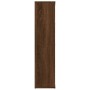 Brown oak shelf 50x25x106 cm by vidaXL, Bookcases and shelves - Ref: Foro24-815446, Price: 69,19 €, Discount: %