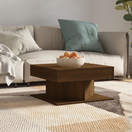 Brown oak plywood coffee table 57x57x30 cm by vidaXL, Coffee table - Ref: Foro24-815944, Price: 44,24 €, Discount: %