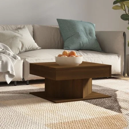Couchtisch aus braunem Eichensperrholz, 57 x 57 x 30 cm von vidaXL, Couchtisch - Ref: Foro24-815944, Preis: 42,98 €, Rabatt: %