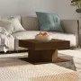 Couchtisch aus braunem Eichensperrholz, 57 x 57 x 30 cm von vidaXL, Couchtisch - Ref: Foro24-815944, Preis: 42,98 €, Rabatt: %