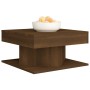Brown oak plywood coffee table 57x57x30 cm by vidaXL, Coffee table - Ref: Foro24-815944, Price: 44,24 €, Discount: %