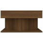 Brown oak plywood coffee table 57x57x30 cm by vidaXL, Coffee table - Ref: Foro24-815944, Price: 44,24 €, Discount: %