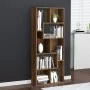 Brown oak plywood shelf 67x24x161 cm by vidaXL, Bookcases and shelves - Ref: Foro24-815503, Price: 93,50 €, Discount: %