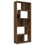 Brown oak plywood shelf 67x24x161 cm by vidaXL, Bookcases and shelves - Ref: Foro24-815503, Price: 93,50 €, Discount: %