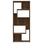 Estantería madera contrachapada color roble marrón 67x24x161 cm