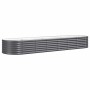 Jardinera arriate acero galvanizado antracita 296x80x36 cm