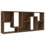 Brown oak plywood shelf 67x24x161 cm by vidaXL, Bookcases and shelves - Ref: Foro24-815503, Price: 93,50 €, Discount: %
