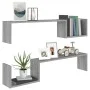 Wandregale 2 Stück graues Sonoma-Holz 100x15x20 cm von vidaXL, Regale und Regale - Ref: Foro24-815934, Preis: 23,96 €, Rabatt: %